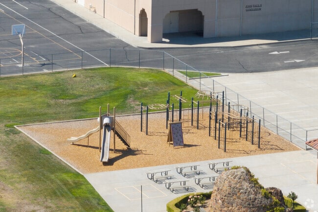 The playground at St. Joachim Elementary School in Madera.