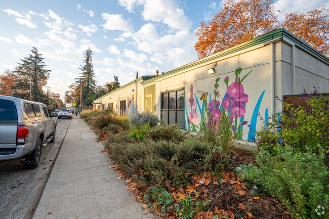 Beautiful murals can be found throughout the campus at Bret Harte Elementary School.