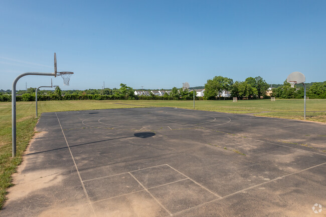 Students can play basketball during recess at Catoctin Elementary School.
