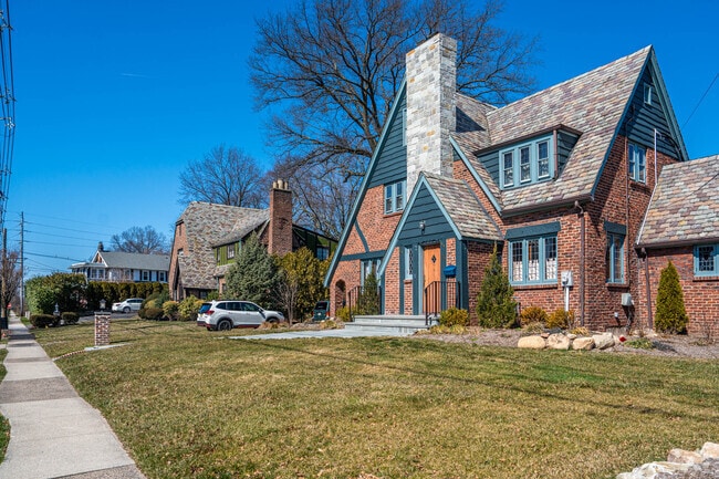 Well-manicured lawns are a frequent sight in Maywood.
