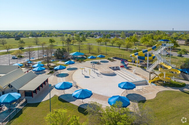 Grab some shade poolside at the soon to be opened Earlywine Family Aquatic Center in Lakeridge Run.