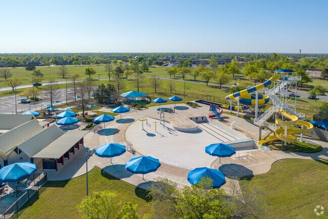 Grab some shade poolside at the soon to be opened Earlywine Family Aquatic Center in Lakeridge Run.