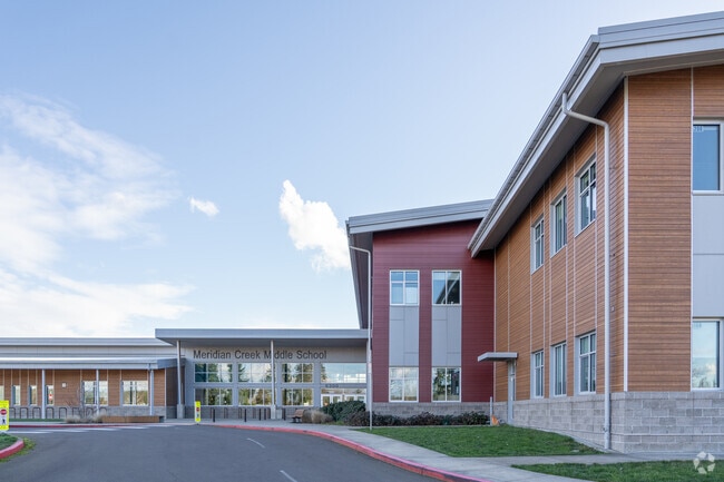 Meridian Creek Middle school is home of the Mustangs to Wilsonville's Middle Schoolers.