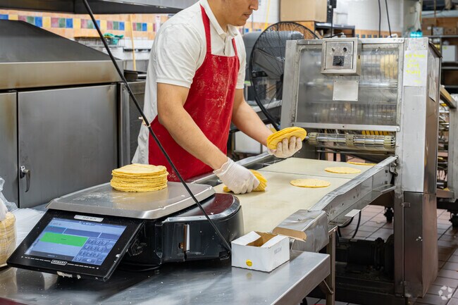 Residents of West Delano can stop by the nearby Vallarta Supermarket to get fresh tortillas.