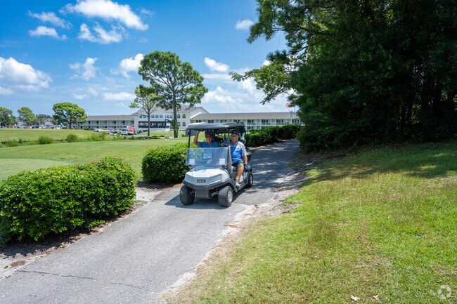 The Cape residents can enjoy a day of golf at the Beau Rivage Golf Course.