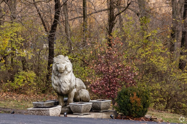 Florissant's residents take pride in their homes, adding unique touches, like this statue.