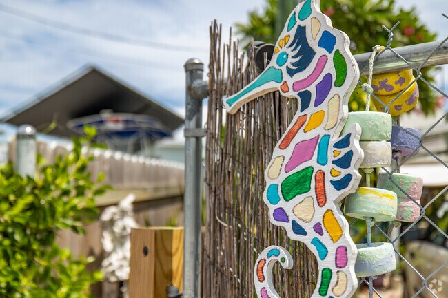 Residents of North Key Largo, FL are creative and friendly.