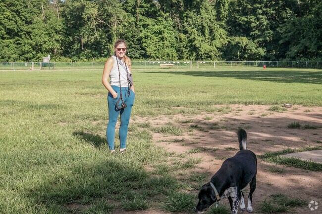 Southington Dog Park has a designated area for dogs to play and socialize.