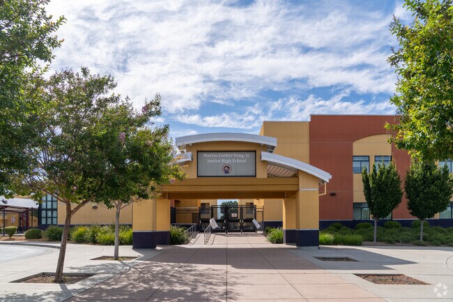 Martin Luther King Jr. Junior High School serves Marina Park's students.