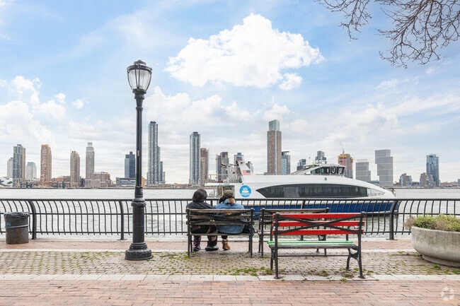 The ferry landing in Kips Bay provides service to all of New York City.