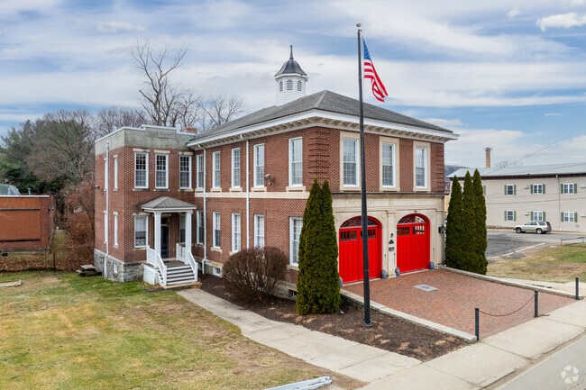 Waterville’s Firehouse on Thomaston Avenue stands as a recognizable community landmark.