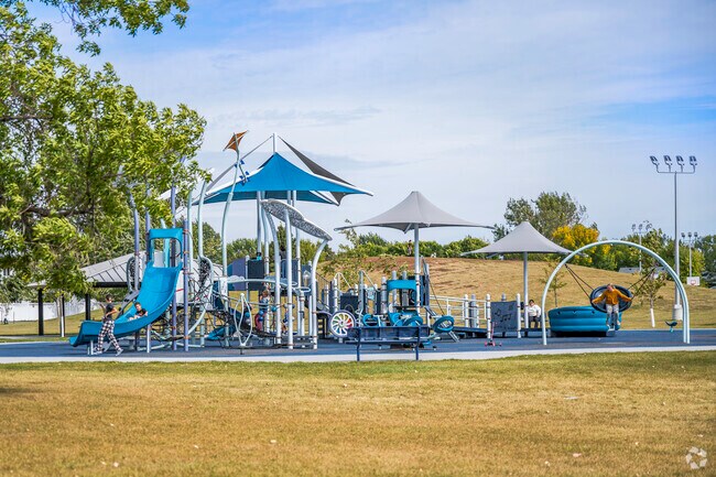 Your kids will love the playground at Maplewood Park.