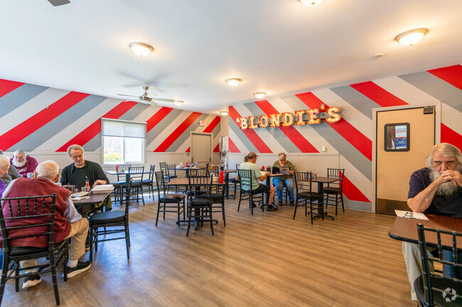 Blondie's Country Diner is a renovated diner serving homestyle breakfast food in Chaplin.