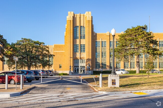 Will Rogers High is part of the Tulsa Public School district and is located in Turner Park.