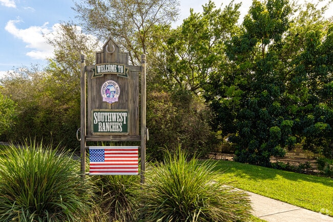 Welcome to Southwest Ranches, home of widely spaced homes and horses.
