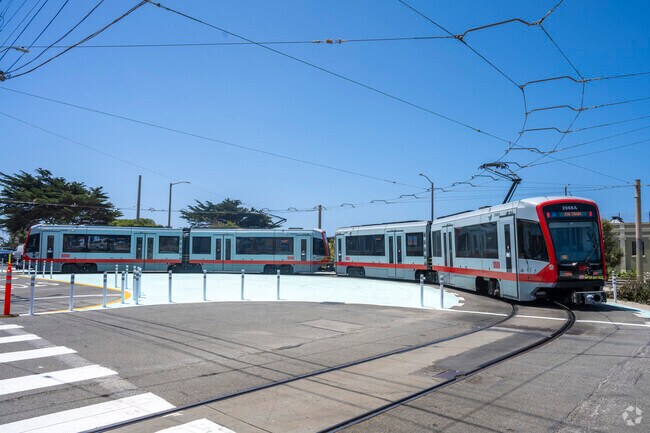 The Muni system can get you all over San Francisco from Outer Parkside.