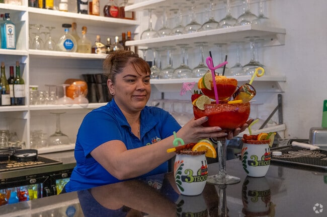 The Fiesta margarita is a favorite for visitors of 3 Tequilias in Brookside