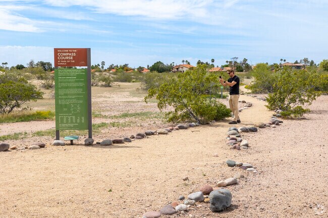 Challenge your navigation skills at Park of the Canals Compass Course.