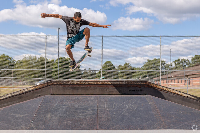Rivercreek residents can hit the ramps at Riverview Park skatepark.