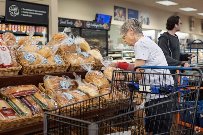 Pick up fresh bread at Albertsons near Mesa Verde.
