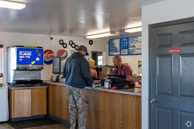 Marv’s Drive In serves classic burgers on Enterprise Main Street.