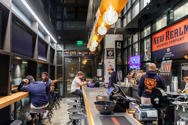 New Realm Brewing Company is one of Pine Hills' favorite local watering holes.