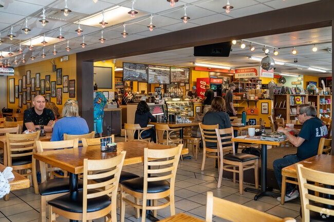 Cafes & restaurants in Jamestown-Lincoln are cozy with lively vibes.