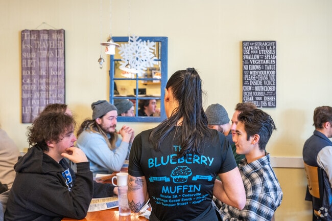 Start your day with a delicious breakfast at The Blueberry Muffin Restaurant in Kingston.