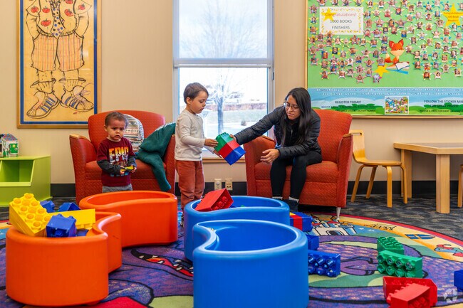 Farr Regional Library serves as a community library for the Highland Park West neighborhood.