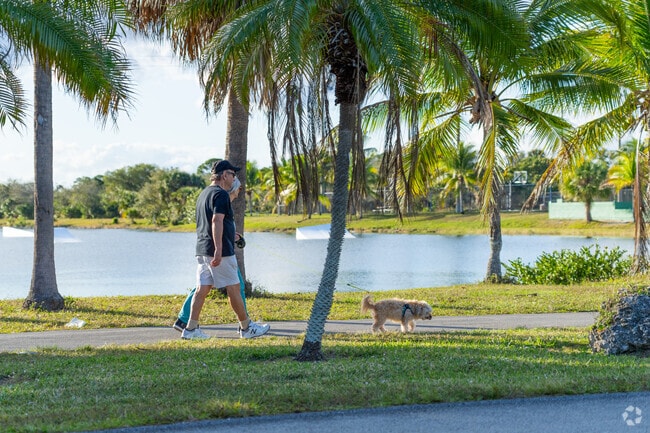 Take leisurely walks with your dog or bike on the scenic trails at Quiet Waters Park.