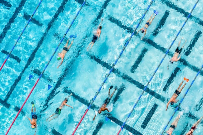 The Culver City Municipal Plunge is a saltwater-heated pool open year-round.