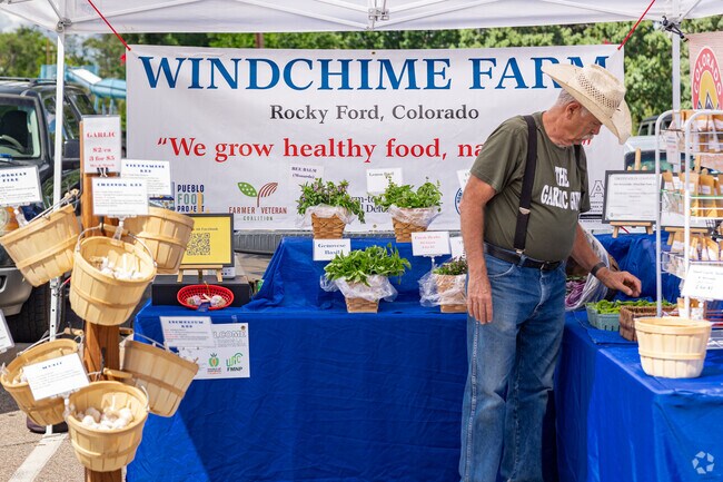 Pueblo Farmer's Market invites local farmers to sell their fresh produce.