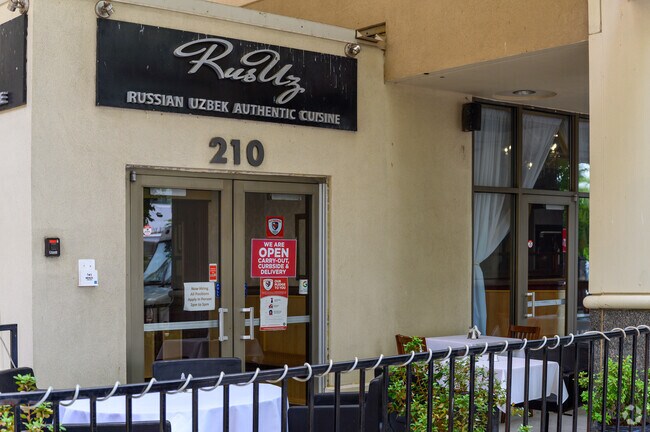 Enjoy an array of ethnic cuisines in the Eisenhower Avenue neighborhood.