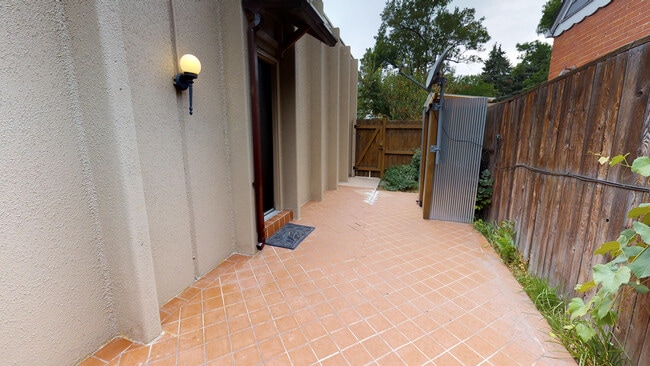 Gated patio