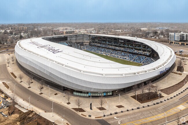 Allianz Field is a new soccer stadium and home to the Minnesota United FC.
