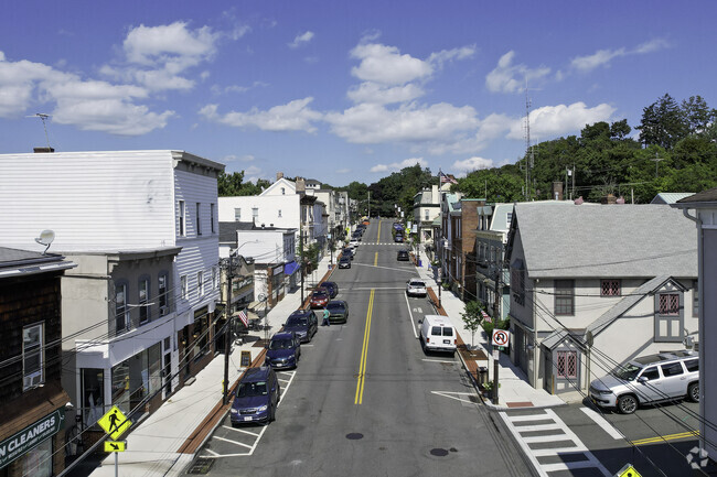 On a beautiful day the whole community can be seen walking around Downtown Dobbs Ferry.