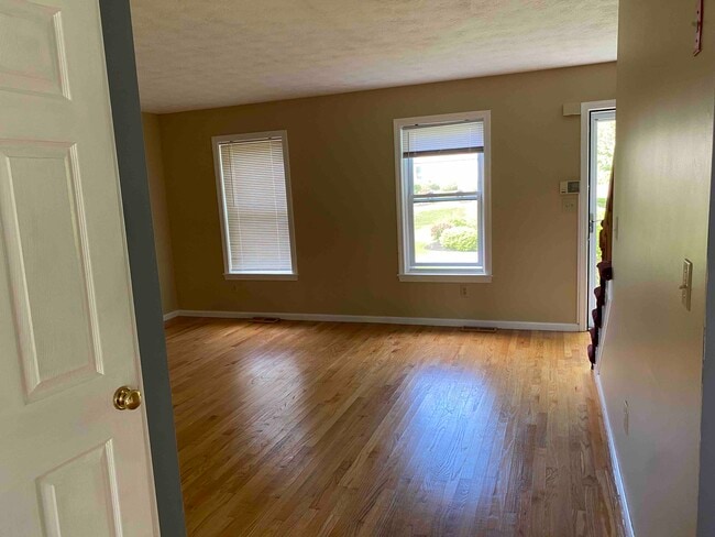 Living room, front windows