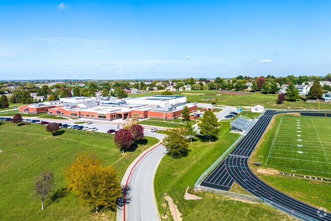 Delta Woods Middle School has outdoor sports facilities.