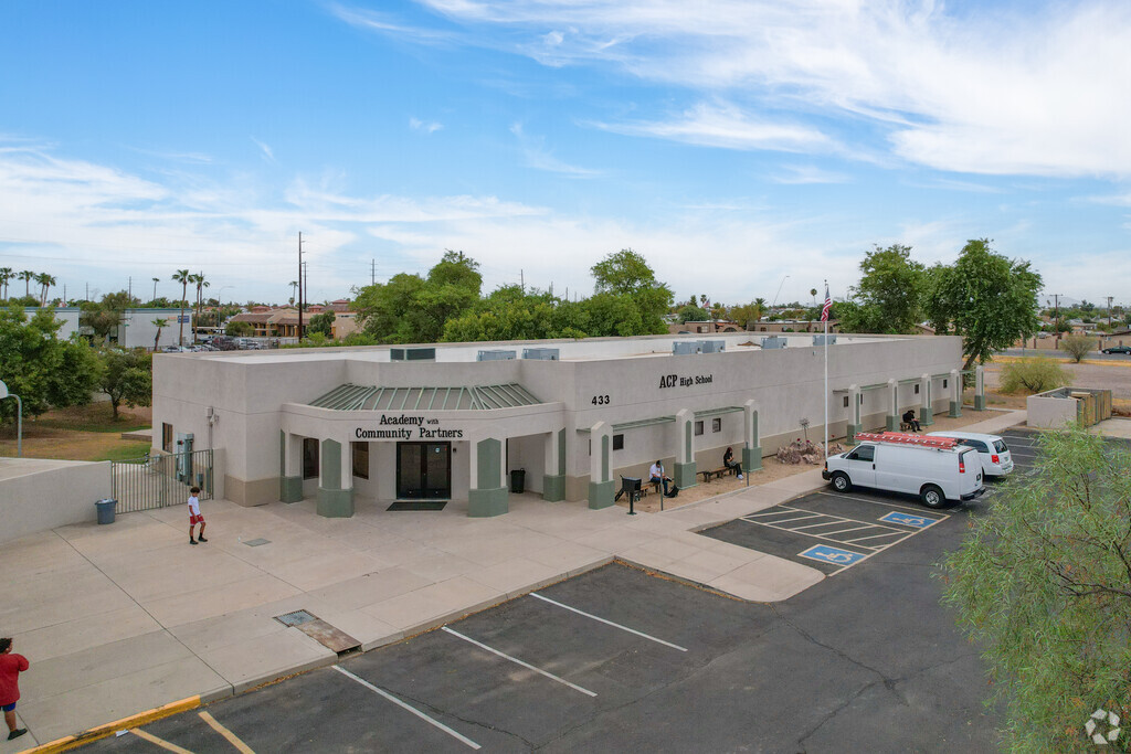 Academy with Community Partners is a high school in Mesa.