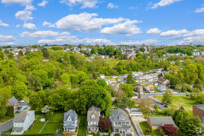 West Easton is quiet, tree filled borough of Easton PA.