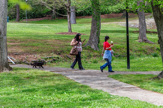 Greater High Point residents enjoy walking the scenic trails at Armstrong Park.