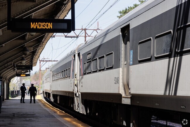 NJ Transit runs trains from Madison, NJ into NY's Penn Station.