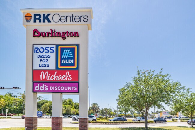 Shop amazing deals at the RK Centers Plaza on Biscayne Blvd, east of Biscayne Park, FL.