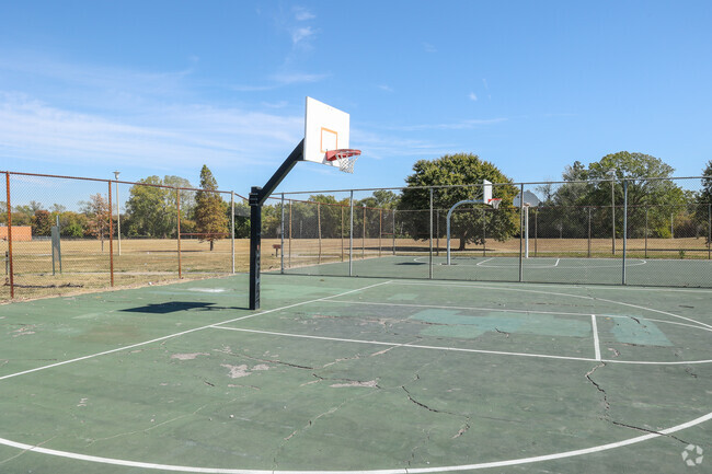 Ute Park has two full size basketball courts.