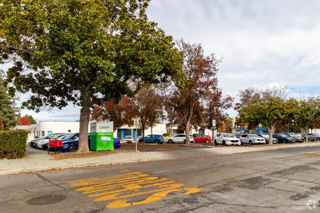 A view of the Chester W. Nimitz Elementary School buildings from the street in Sunnyvale.