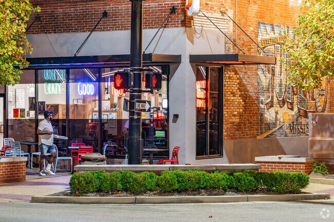 Park Hill offers convenient access to Tupelo's downtown nightlife.