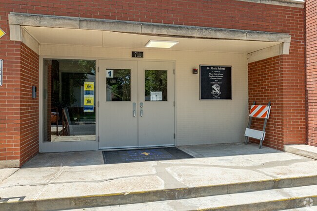 St Mark School challenges and encourages children to learn.