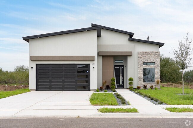 A 3 bedroom 2 bath modern style home located in Alton, Tx.