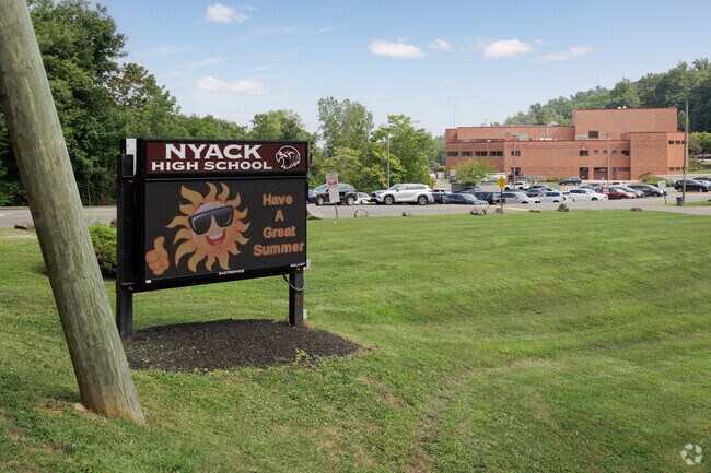 Nyack High School proudly serves a vibrant community of 877 students in its large campus.