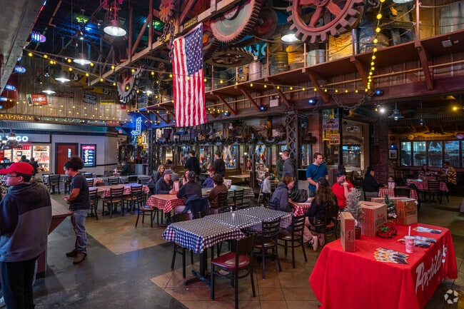 The Merrillville Portillo's is a Chicagloand staple, serving up hot dogs, burgers, and more.